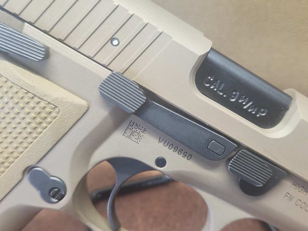 FN Hi Power 9mm 5" Barrel (2) Magazines Factory Bag-img-19