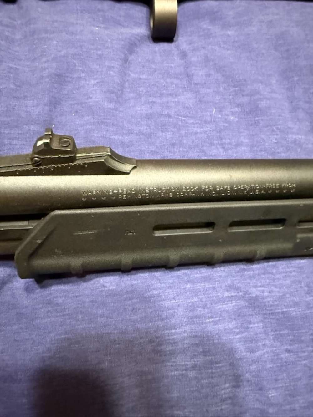 REMINGTON 870 SHOTGUN 20" RIFLED SIGHT BARREL/23" CANTILEVER BARREL -img-3