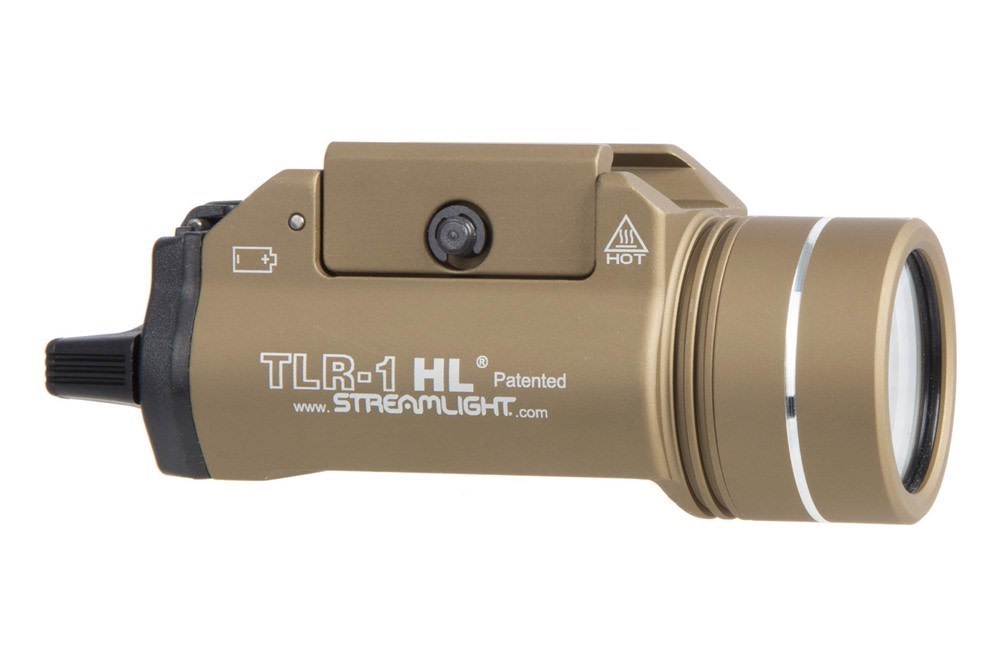 Streamlight TLR-1 HL Tactical Weapon Light 1000 Lumens - FDE-img-1