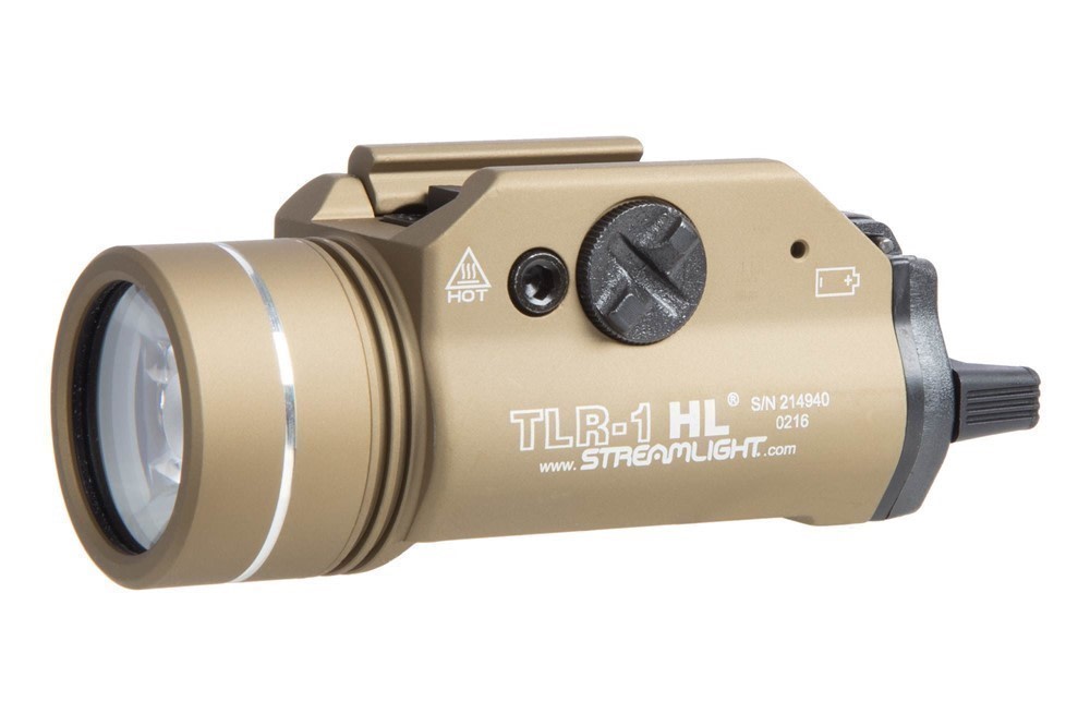Streamlight TLR-1 HL Tactical Weapon Light 1000 Lumens - FDE-img-0
