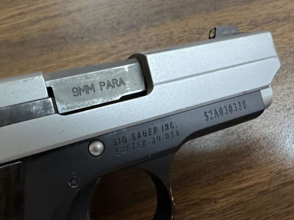 Sig Sauer P938 Blackwood 9mm 3" Stainless Slide 6+1 w/Box-img-14