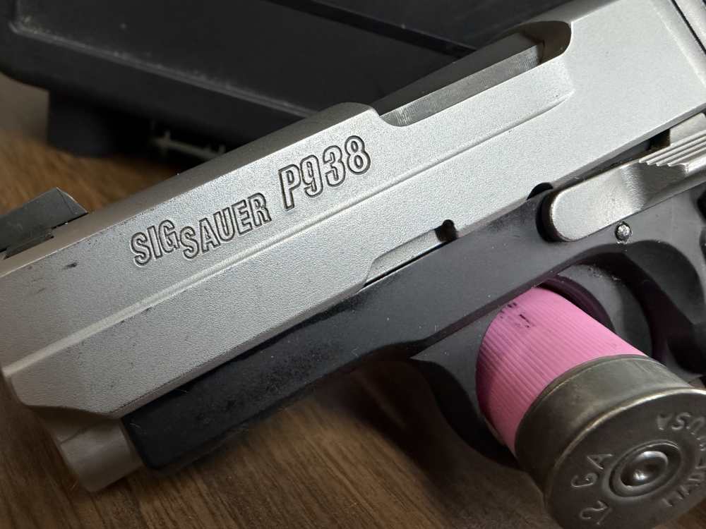Sig Sauer P938 Blackwood 9mm 3" Stainless Slide 6+1 w/Box-img-2