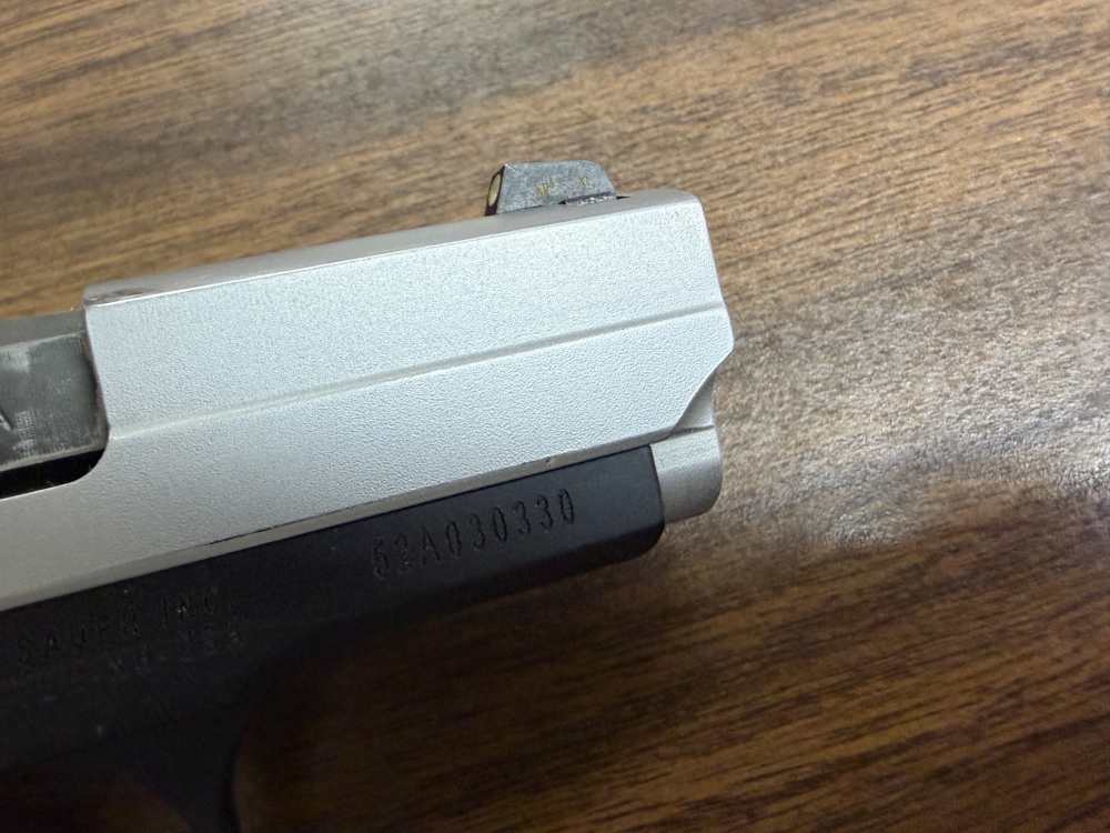 Sig Sauer P938 Blackwood 9mm 3" Stainless Slide 6+1 w/Box-img-15