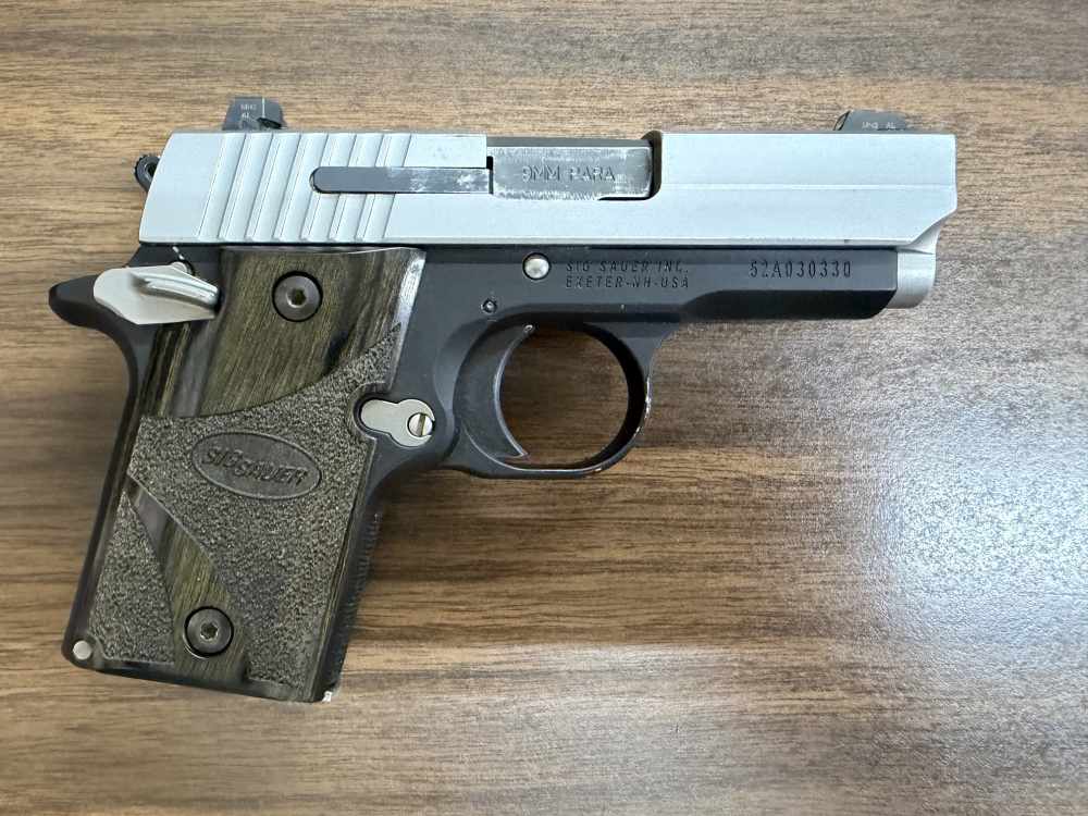 Sig Sauer P938 Blackwood 9mm 3" Stainless Slide 6+1 w/Box-img-7