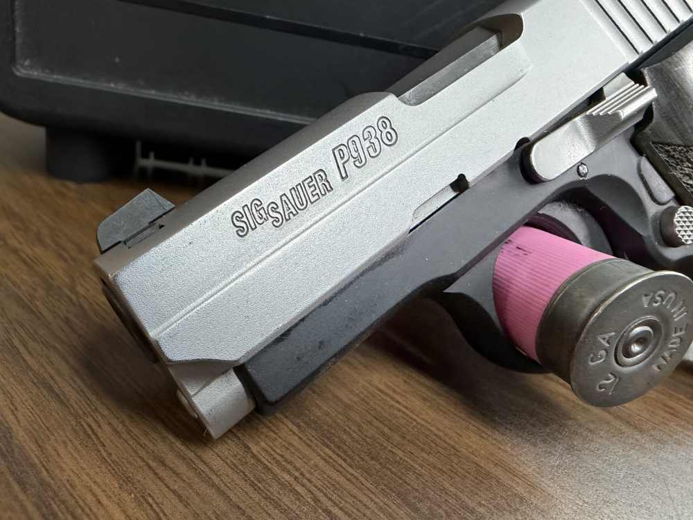 Sig Sauer P938 Blackwood 9mm 3" Stainless Slide 6+1 w/Box-img-1