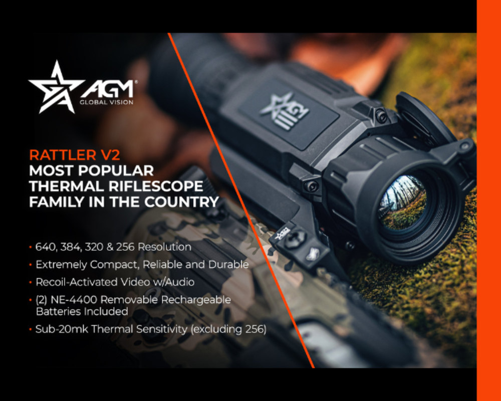 AGM Factory Refurbished Rattler V2 25-256 3.5x-28x Thermal Rifle Scope-img-6