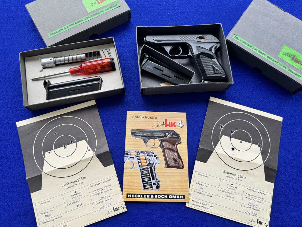 In Box HK-4 Germany 7.65 Blowback .22LR Matched Conversion Kit Heckler Koch-img-0