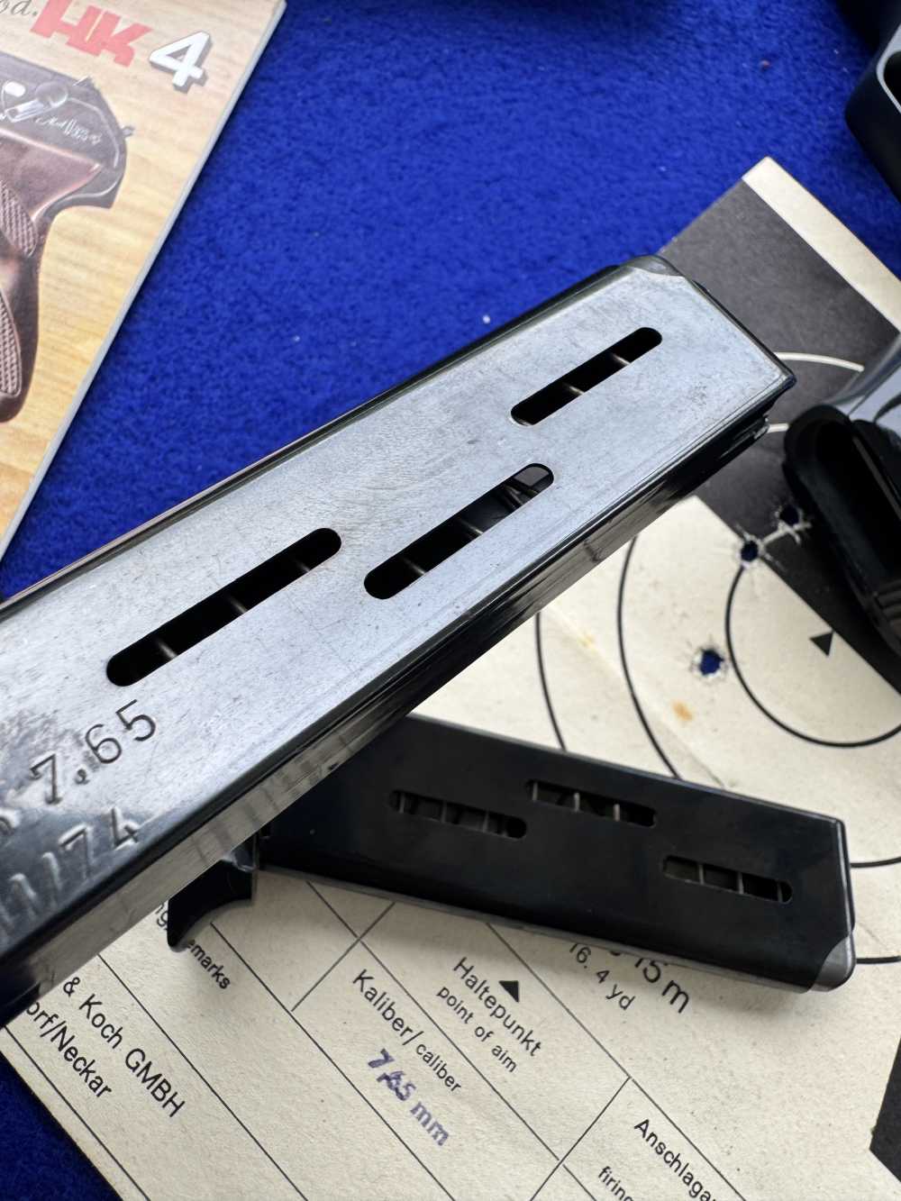 In Box HK-4 Germany 7.65 Blowback .22LR Matched Conversion Kit Heckler Koch-img-48
