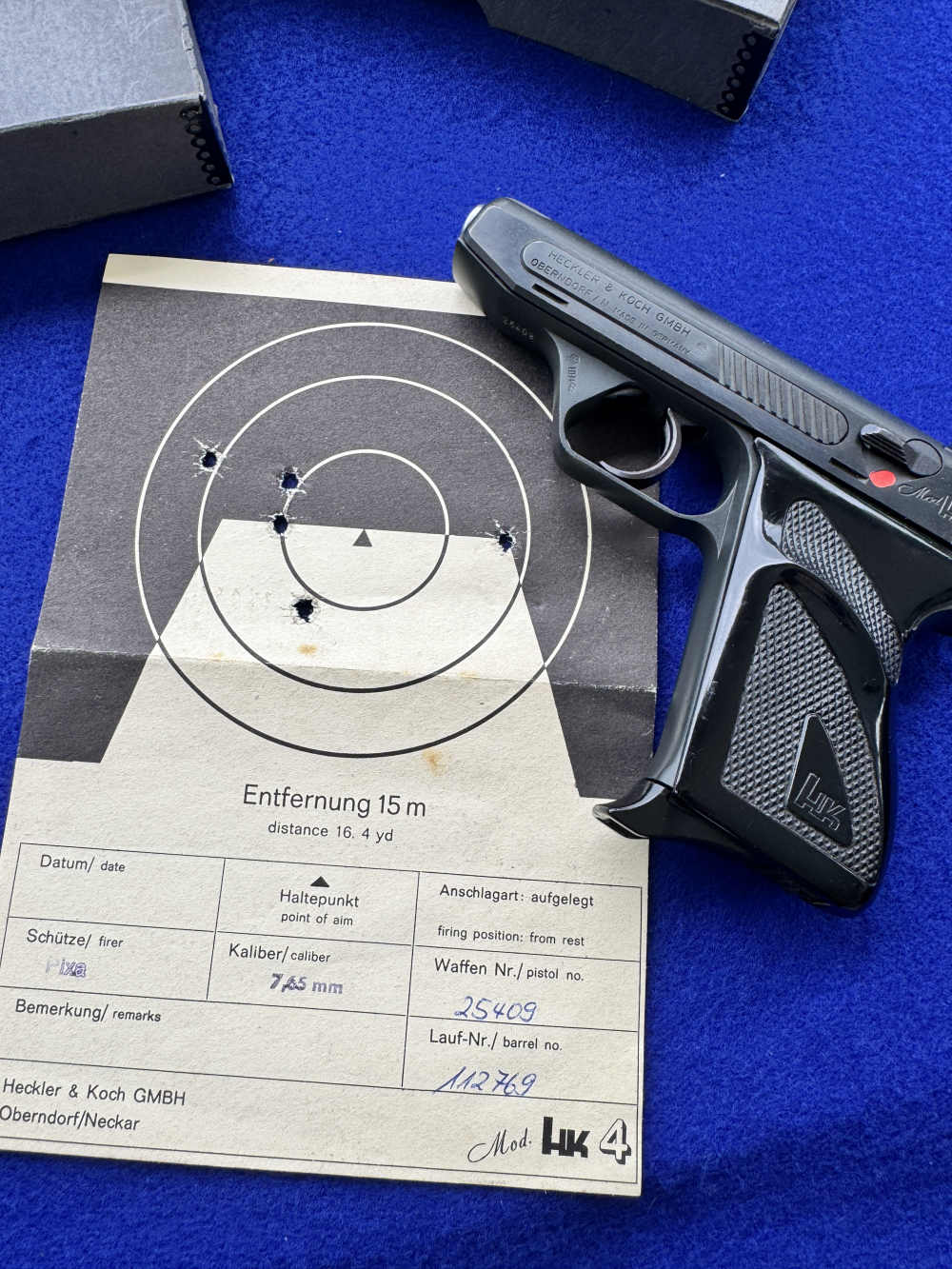 In Box HK-4 Germany 7.65 Blowback .22LR Matched Conversion Kit Heckler Koch-img-20