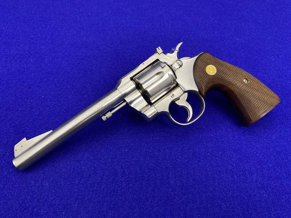 1956 Colt Officers Model Match .22 LR 6" Nickel*VINTAGE COLT DOUBLE-ACTION*-img-2
