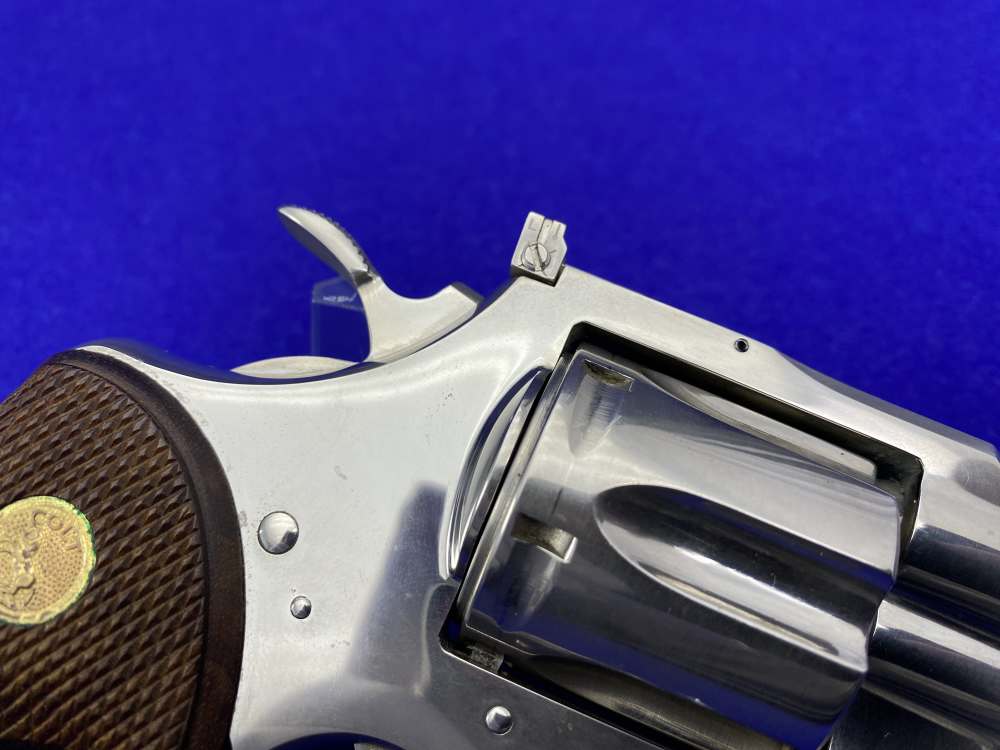 1956 Colt Officers Model Match .22 LR 6" Nickel*VINTAGE COLT DOUBLE-ACTION*-img-17