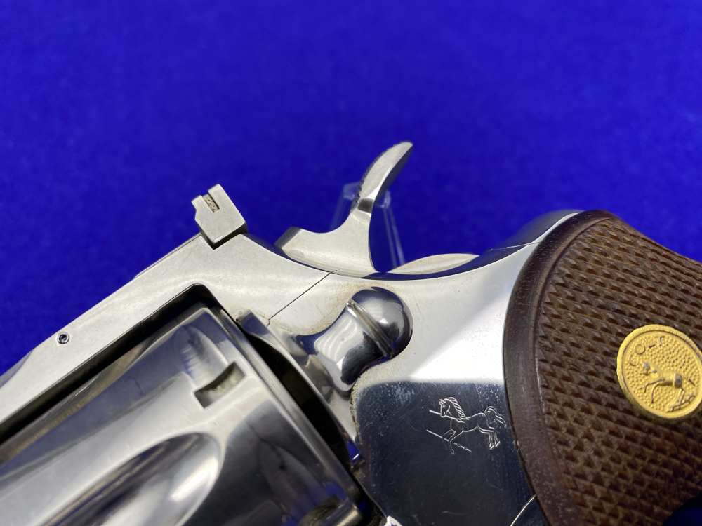 1956 Colt Officers Model Match .22 LR 6" Nickel*VINTAGE COLT DOUBLE-ACTION*-img-6
