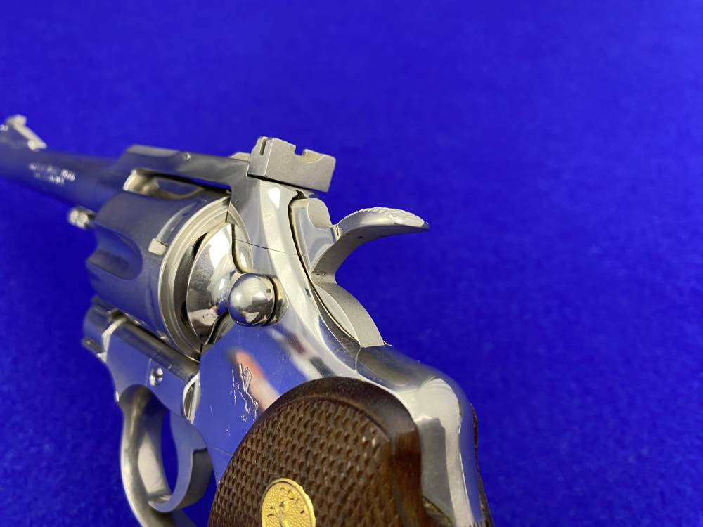 1956 Colt Officers Model Match .22 LR 6" Nickel*VINTAGE COLT DOUBLE-ACTION*-img-22