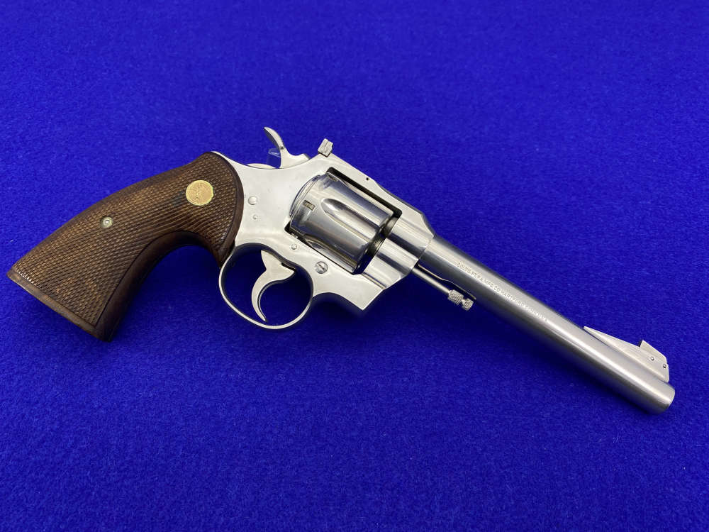 1956 Colt Officers Model Match .22 LR 6" Nickel*VINTAGE COLT DOUBLE-ACTION*-img-12