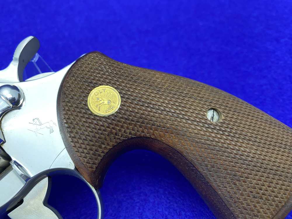 1956 Colt Officers Model Match .22 LR 6" Nickel*VINTAGE COLT DOUBLE-ACTION*-img-4
