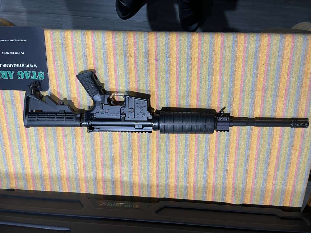 Gently used Stag arms AR15 5.56x45, 16 inch barrel,  in case-img-3
