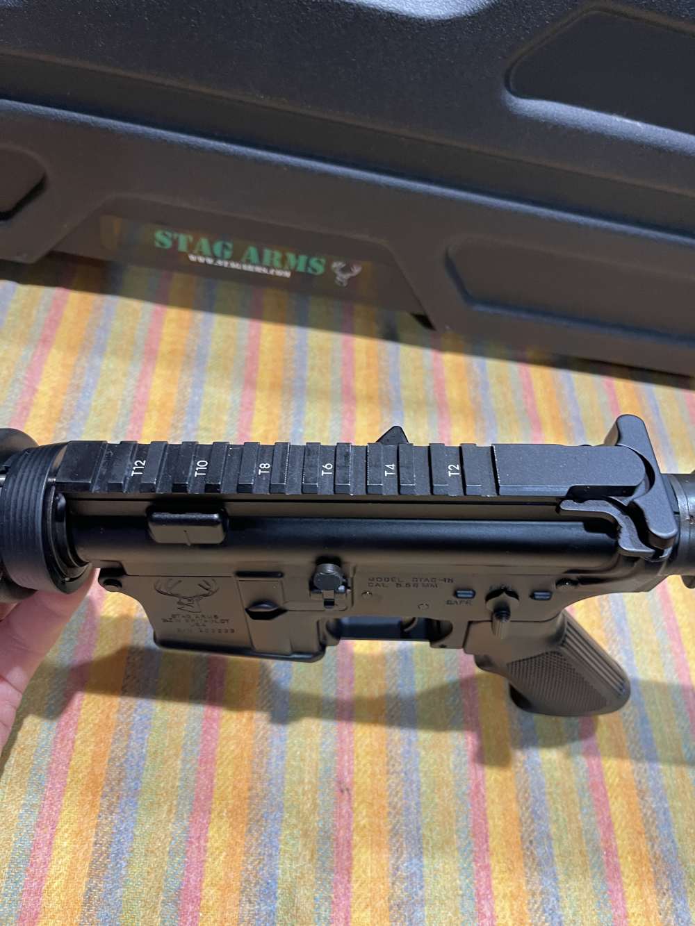 Gently used Stag arms AR15 5.56x45, 16 inch barrel,  in case-img-17