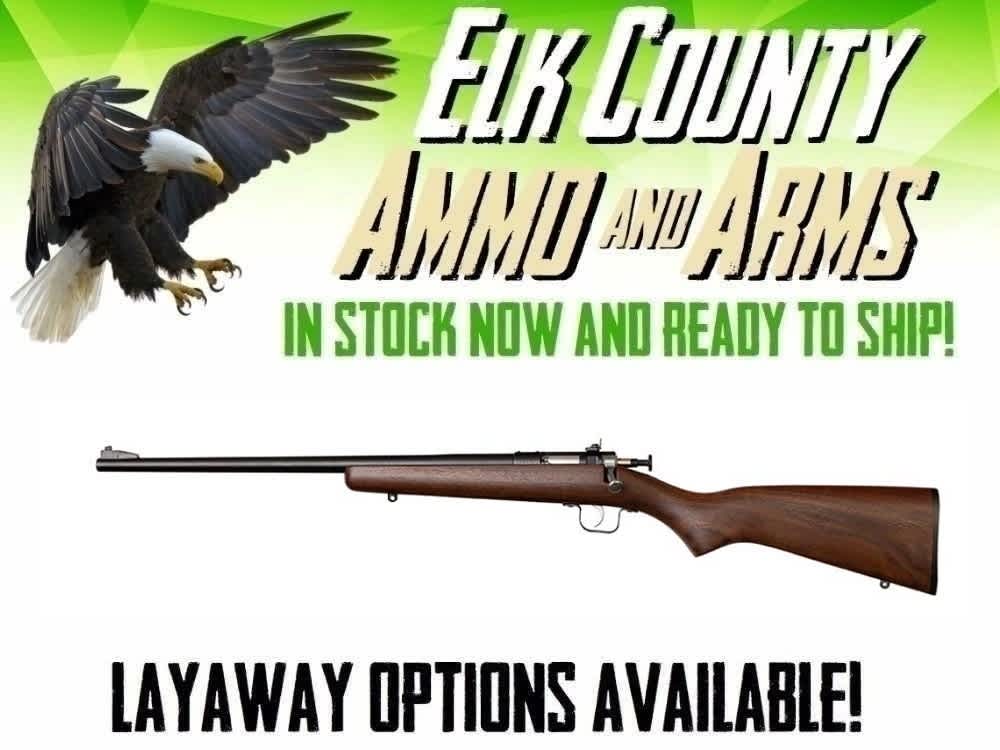 Keystone Crickett My First Rifle Left Hand .22 LR 16.1" Walnut KSA2238LH-img-0