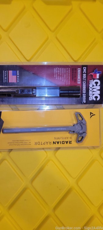 CMC ENHANCED BOLT CARRIER GROUP 556,223,300 W/ Radian Raptor NP3 Charging -img-1