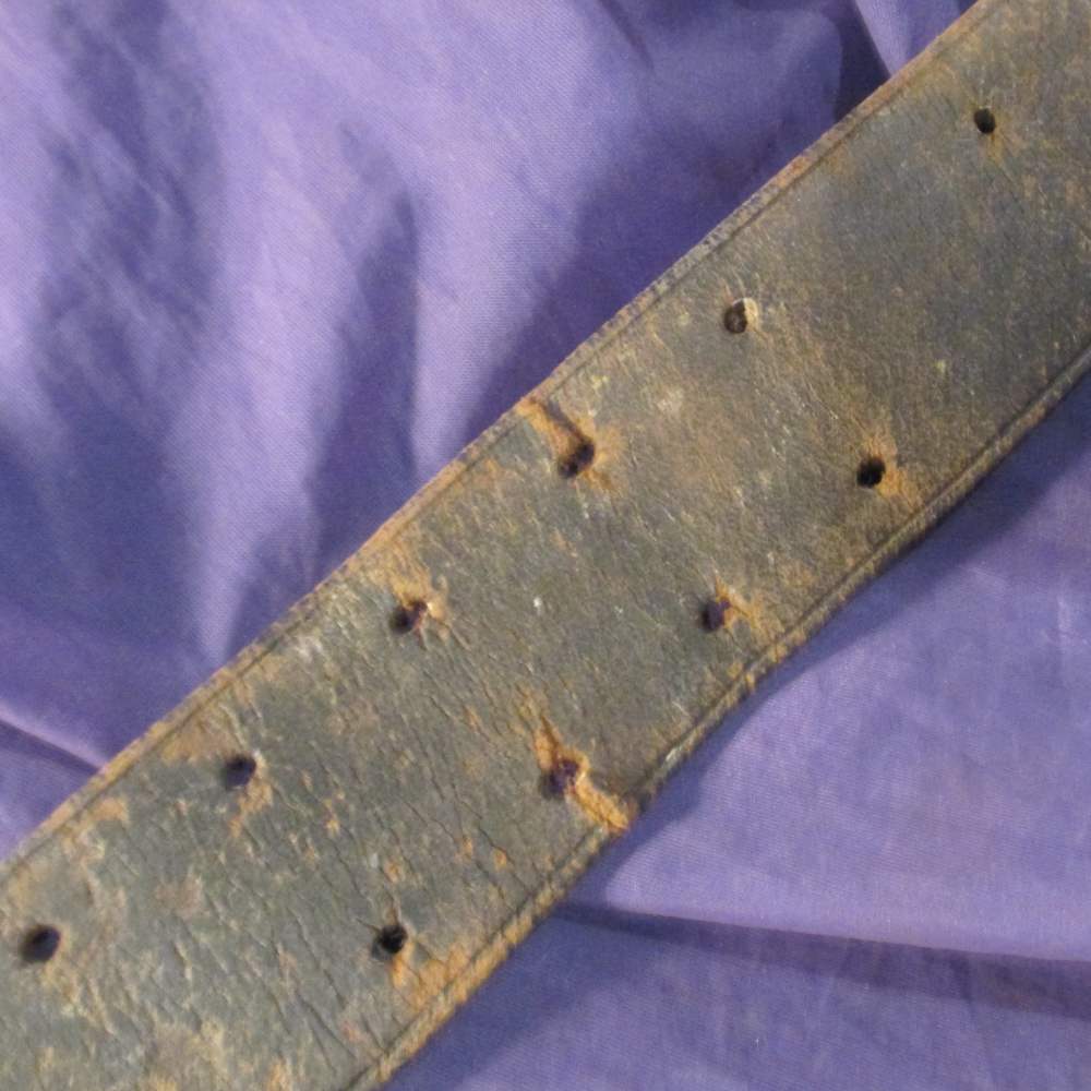 Vintage Military Leather Belt-img-4