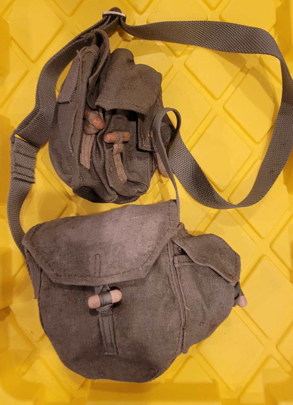 RPD Rifle Gun Set Of Two Drums Belts Carry Pouches Mag Magazine 762x39-img-2