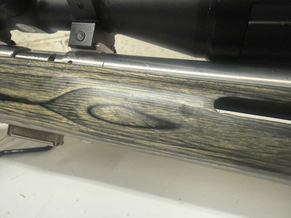 Rare 2005 Savage 93R17 .17HMR Laminate 3-12 Scope-img-14