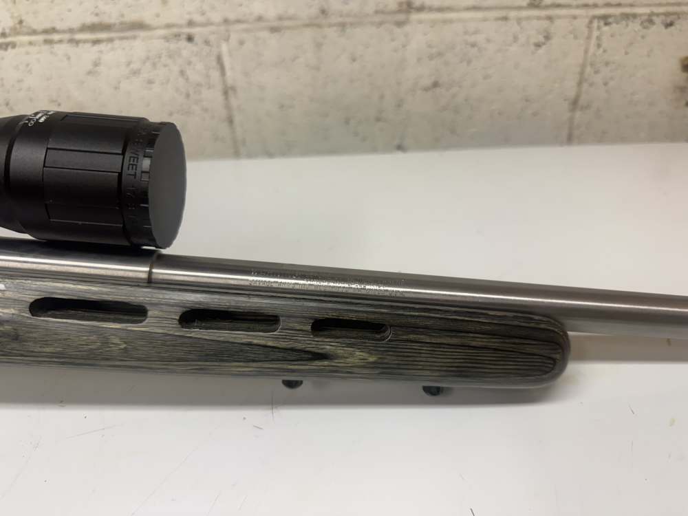 Rare 2005 Savage 93R17 .17HMR Laminate 3-12 Scope-img-5