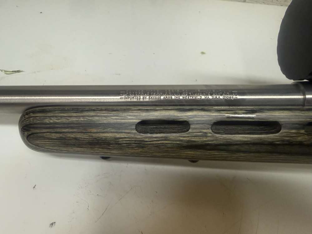 Rare 2005 Savage 93R17 .17HMR Laminate 3-12 Scope-img-25