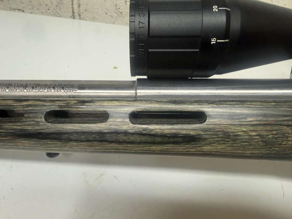 Rare 2005 Savage 93R17 .17HMR Laminate 3-12 Scope-img-26