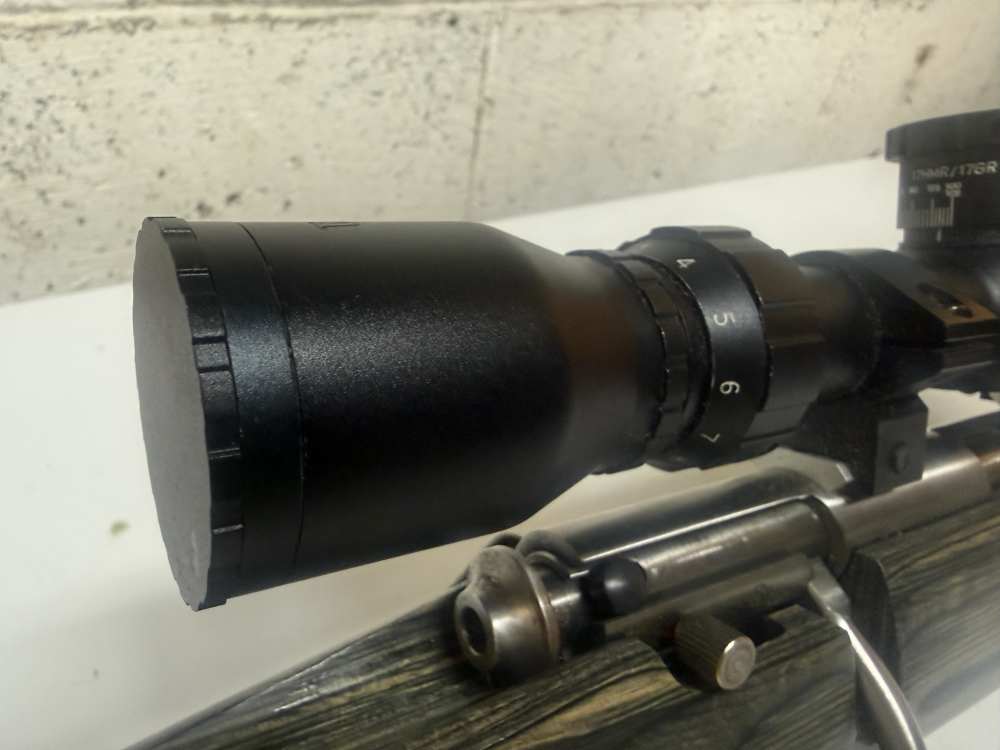 Rare 2005 Savage 93R17 .17HMR Laminate 3-12 Scope-img-12