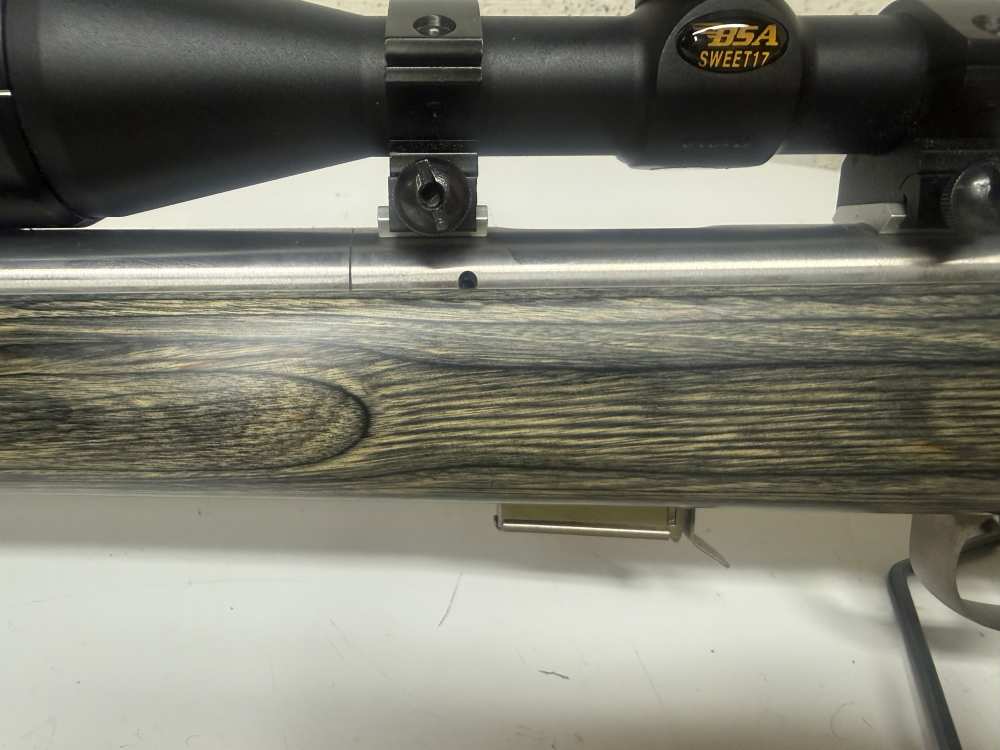 Rare 2005 Savage 93R17 .17HMR Laminate 3-12 Scope-img-27