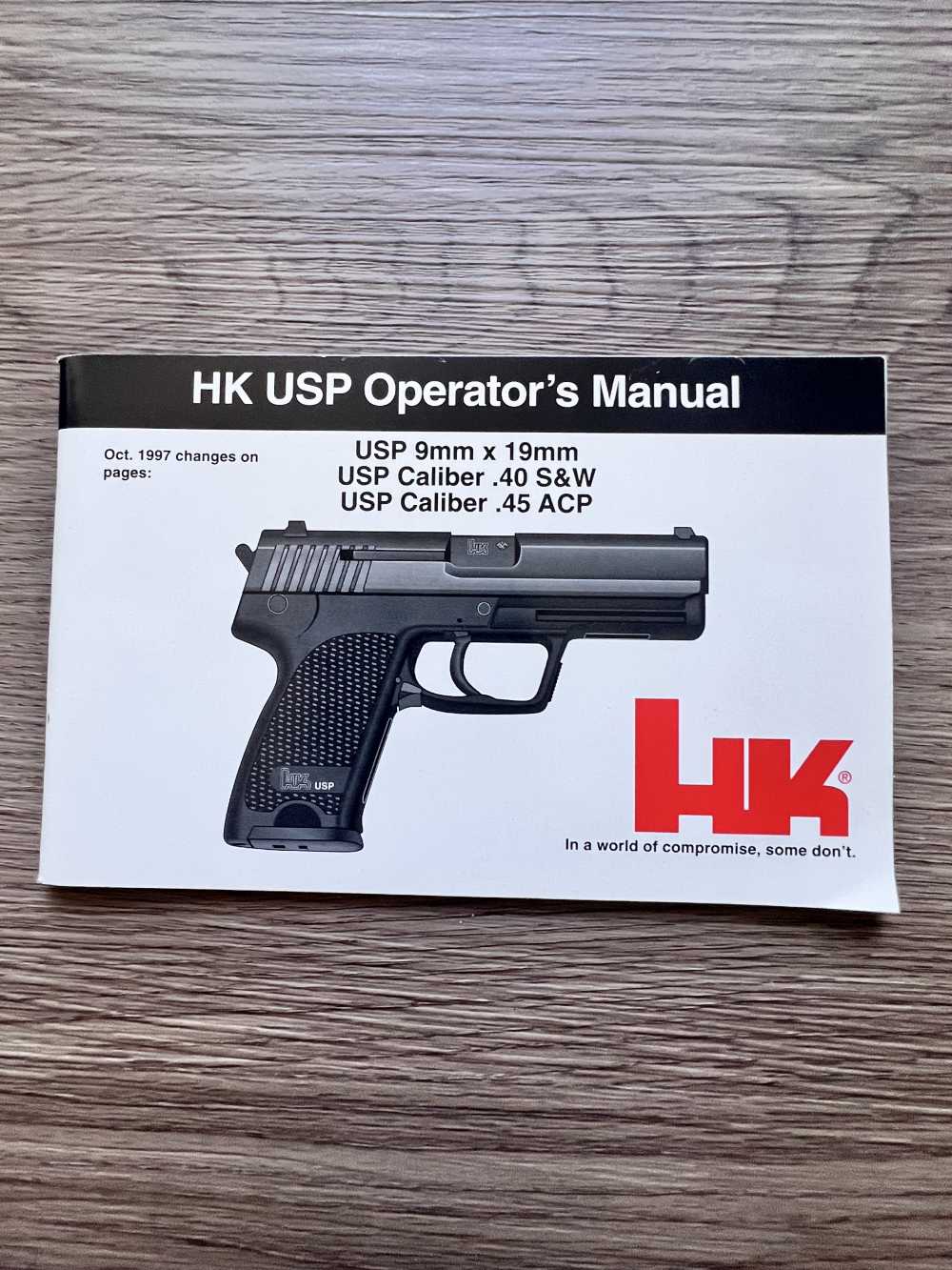 Rare! HK Heckler & Koch USP manual MK23 sl8 g36 H&K mp5 91 93 94-img-0