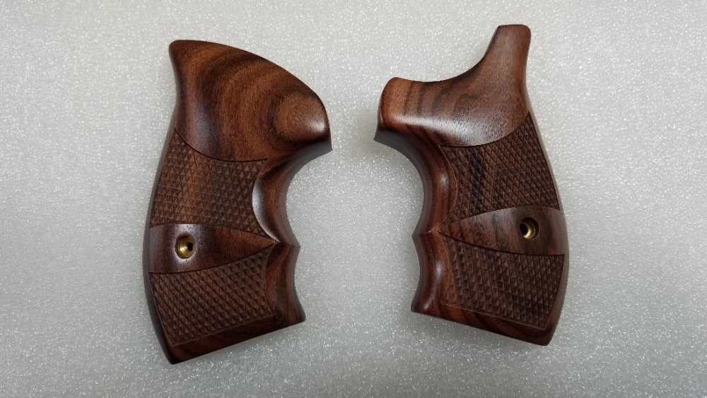 SMITH & WESSON SNUB NOSE N FRAME WOOD GRIPS NEW, FREE SHIPPING-img-0