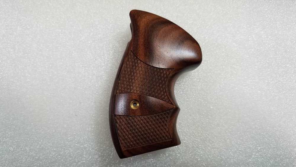 SMITH & WESSON SNUB NOSE N FRAME WOOD GRIPS NEW, FREE SHIPPING-img-2