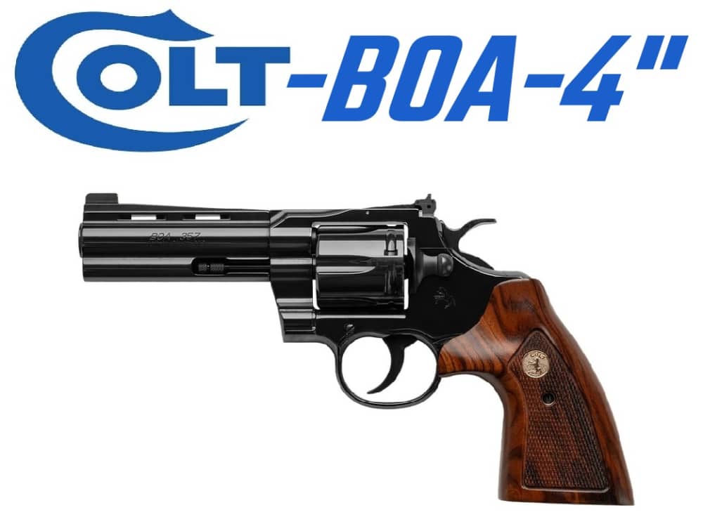 Colt BOA 4" Revolver #BOA-BP4WBB 357Mag-img-0