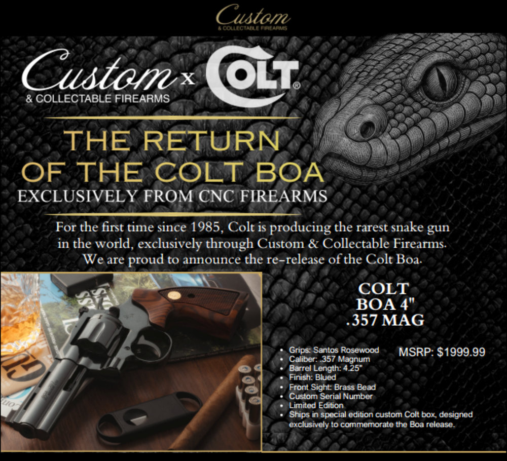 Colt BOA 4" Revolver #BOA-BP4WBB 357Mag-img-9