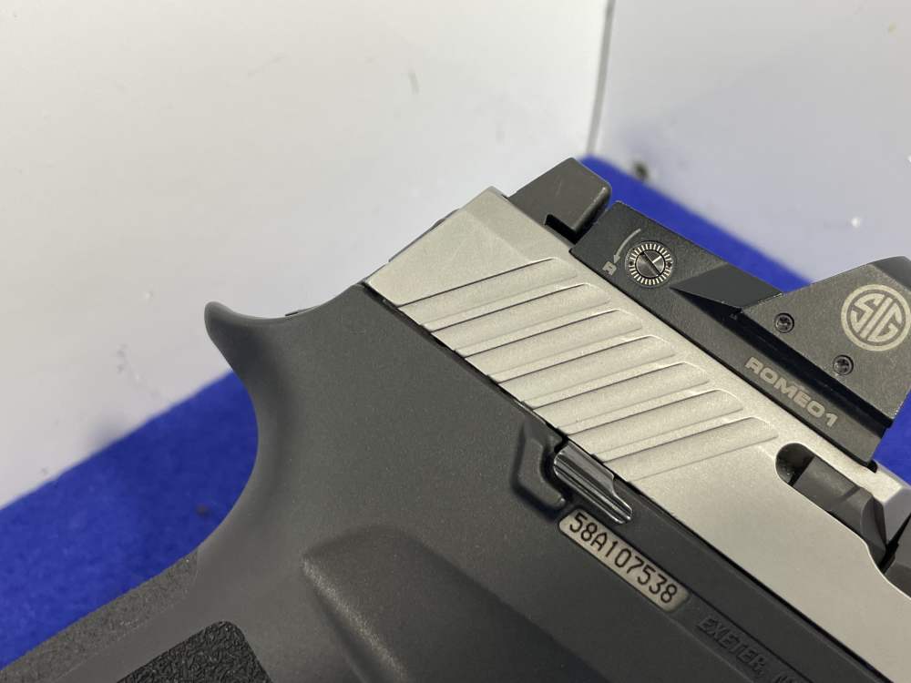 Sig Sauer P320 9mm 5" Stainless *SILENCERCO THREADED BARREL W/ EXTRA FRAME*-img-19