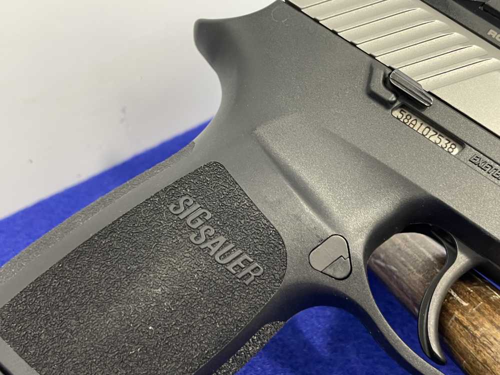 Sig Sauer P320 9mm 5" Stainless *SILENCERCO THREADED BARREL W/ EXTRA FRAME*-img-18