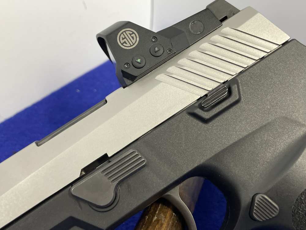 Sig Sauer P320 9mm 5" Stainless *SILENCERCO THREADED BARREL W/ EXTRA FRAME*-img-12
