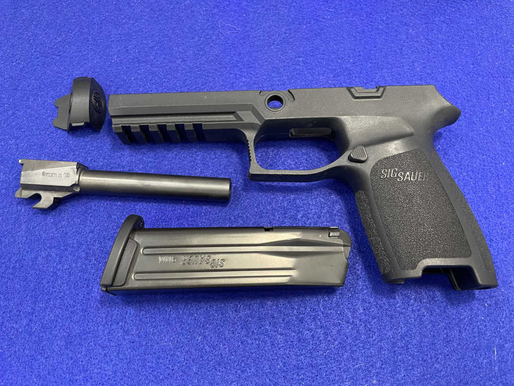 Sig Sauer P320 9mm 5" Stainless *SILENCERCO THREADED BARREL W/ EXTRA FRAME*-img-5