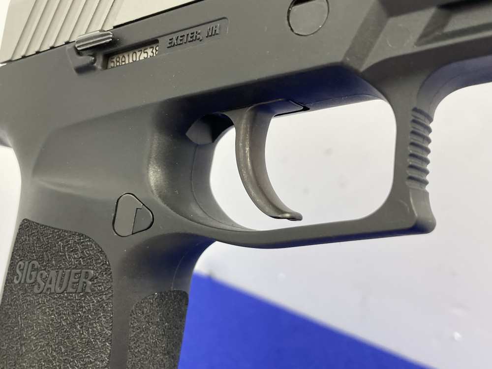 Sig Sauer P320 9mm 5" Stainless *SILENCERCO THREADED BARREL W/ EXTRA FRAME*-img-40