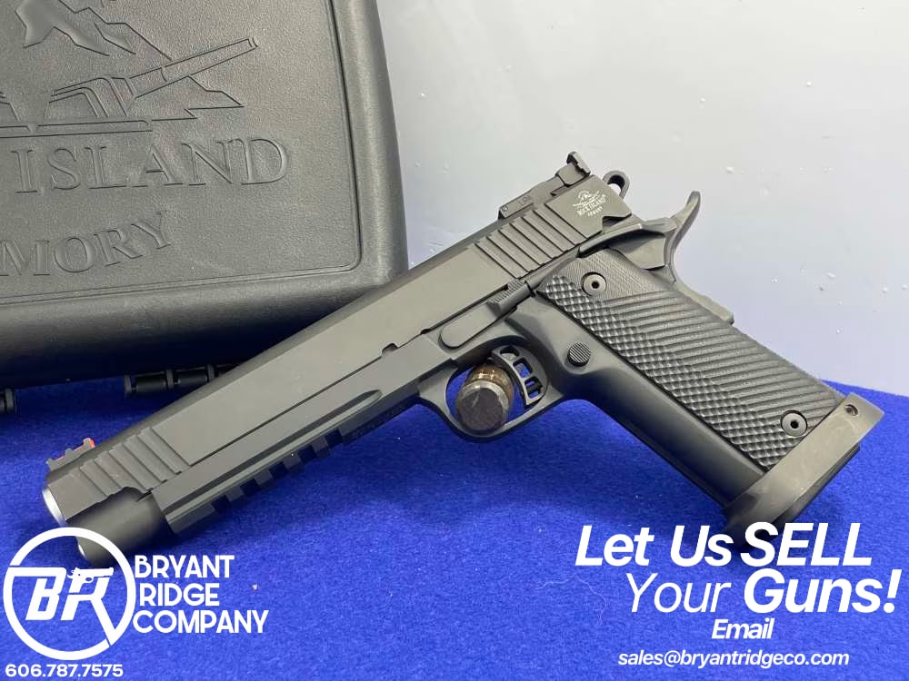 Rock Island Armory M1911 A2 Pro Match Target 10mm 6" Blk *BULL BARREL 1911*-img-0