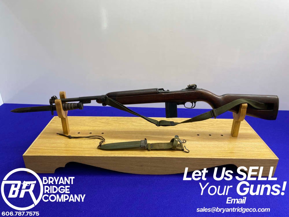 1944 Inland Div. M1 Carbine .30 Car Park 18" *HISTORIC WORLD WAR II RIFLE*-img-0