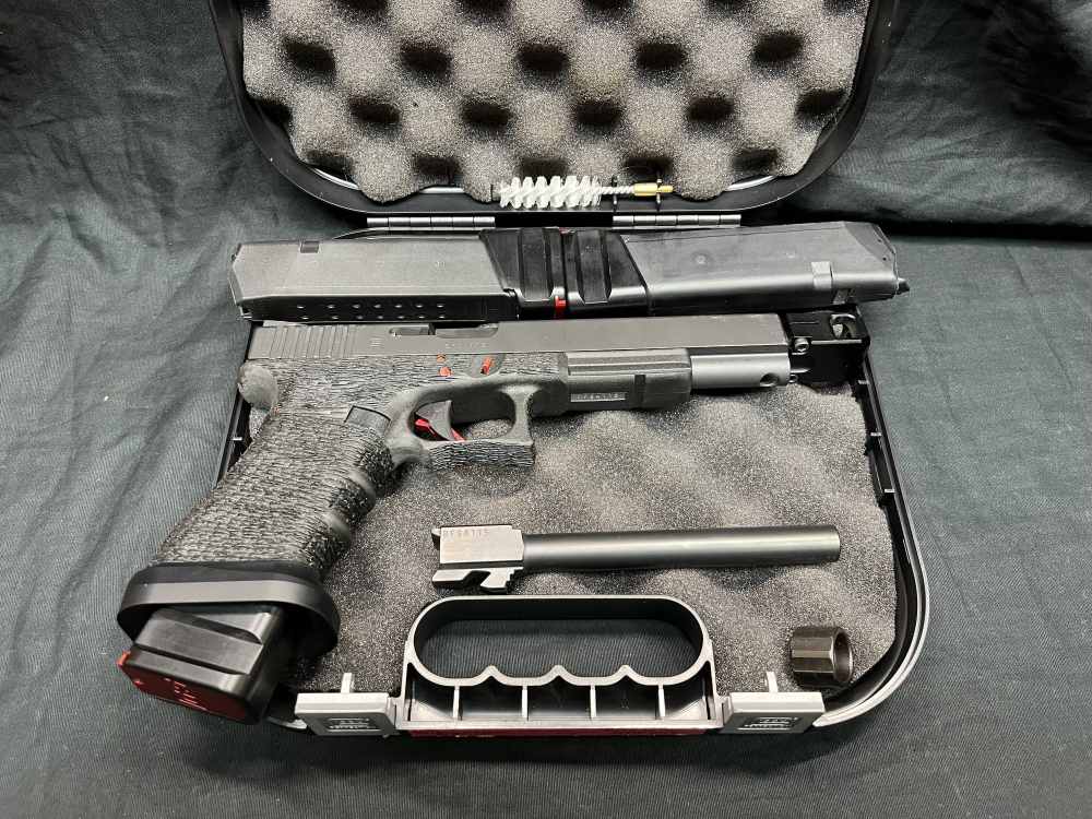 Glock 17L Gen 3 9mm Zev Trigger and Comp 3 Mags Taran Magwell-img-0