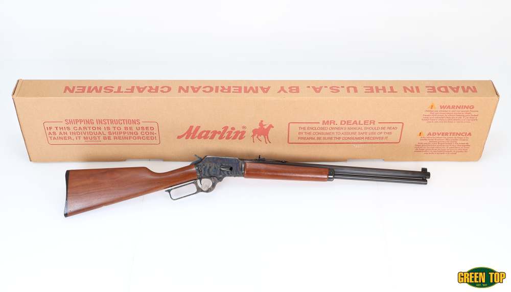 Marlin 1894 Cowboy Competition, 38 Special 20” CCH/Blued/Walnut NICE W/ Box-img-0