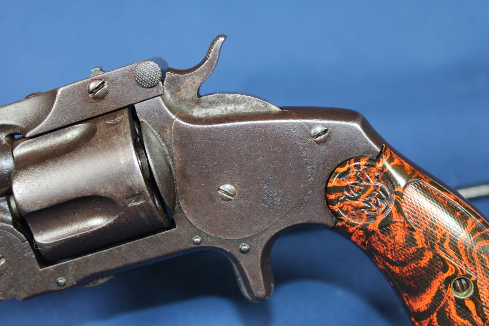 Smith & Wesson S&W .38 SA 1st Model (Baby Russian) made 1877 antique-img-3