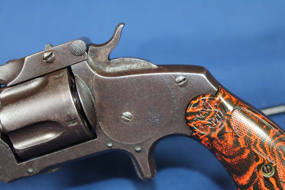 Smith & Wesson S&W .38 SA 1st Model (Baby Russian) made 1877 antique-img-2
