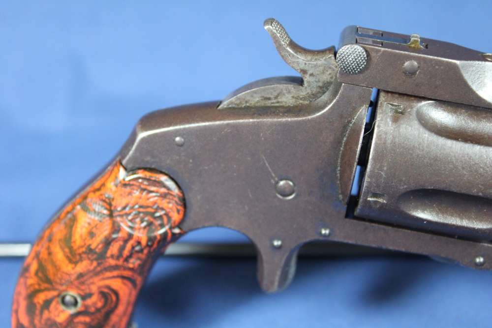 Smith & Wesson S&W .38 SA 1st Model (Baby Russian) made 1877 antique-img-8