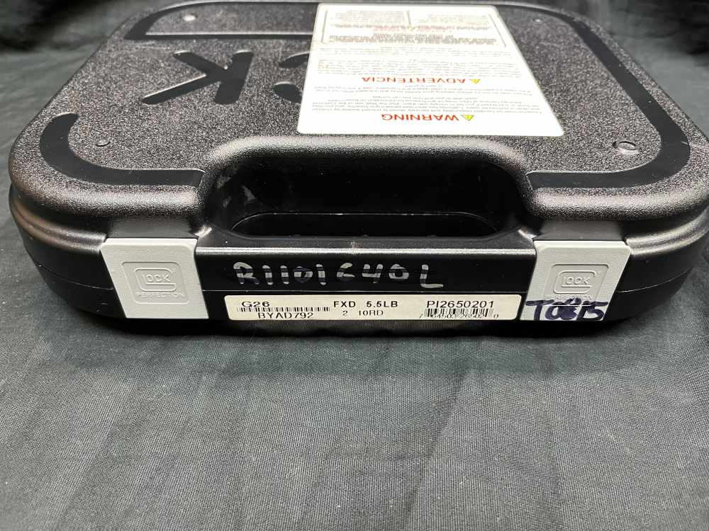 Glock 26 Gen 3 9mm 3.4" Pistol Night Sights G26 Factory Case-img-1