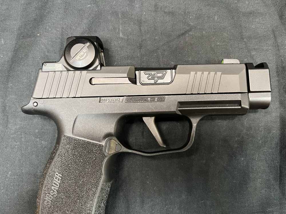 Sig Sauer P365 X Comp 9mm Sig Red Dot Compensator Case 2 Mags -img-13